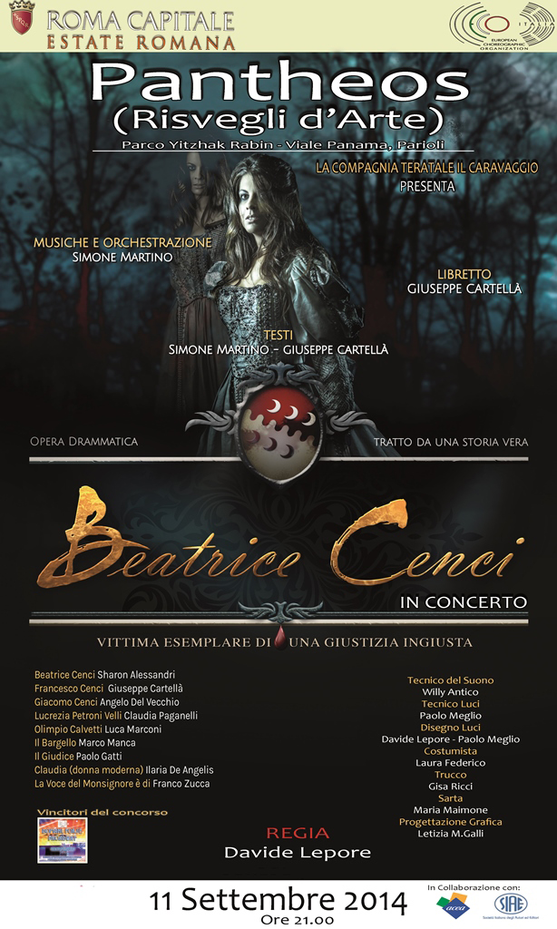 Beatrice Cenci Locandina PARCO RABIN_web1