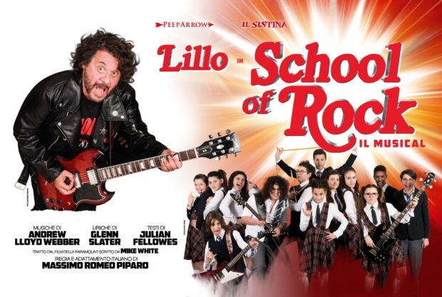 LILLO E I RAGAZZI DELL'ACCADEMIA IL SISTINA SCHOOL OF ROCK
