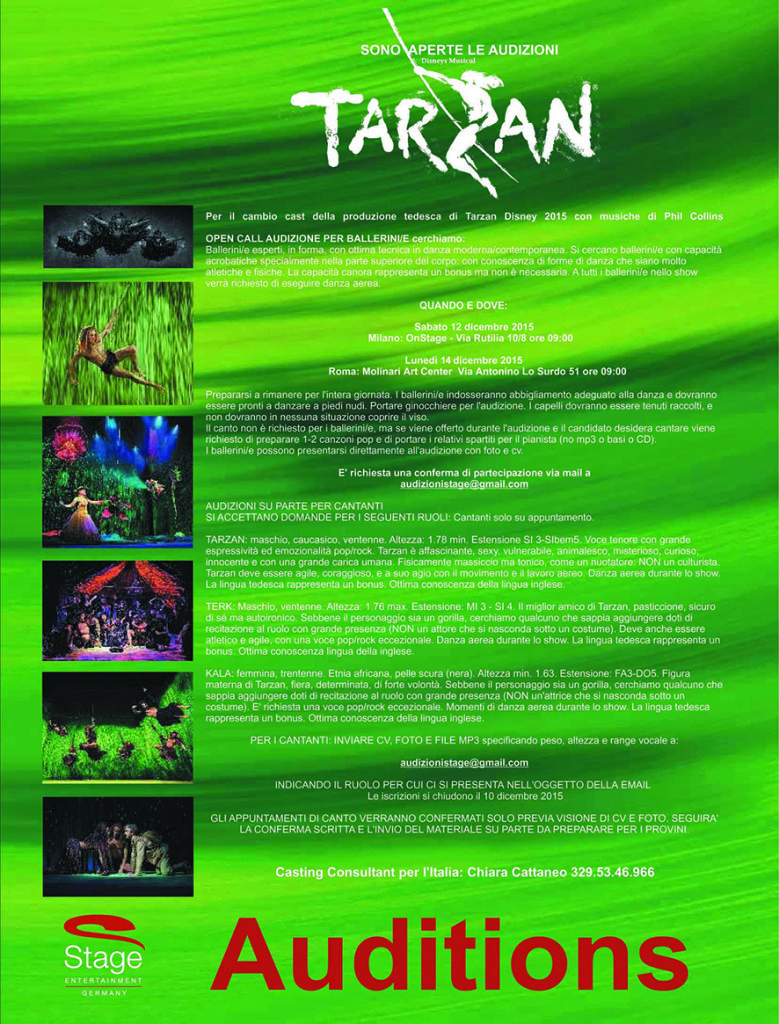 Tarzan Audition 2015 modrid