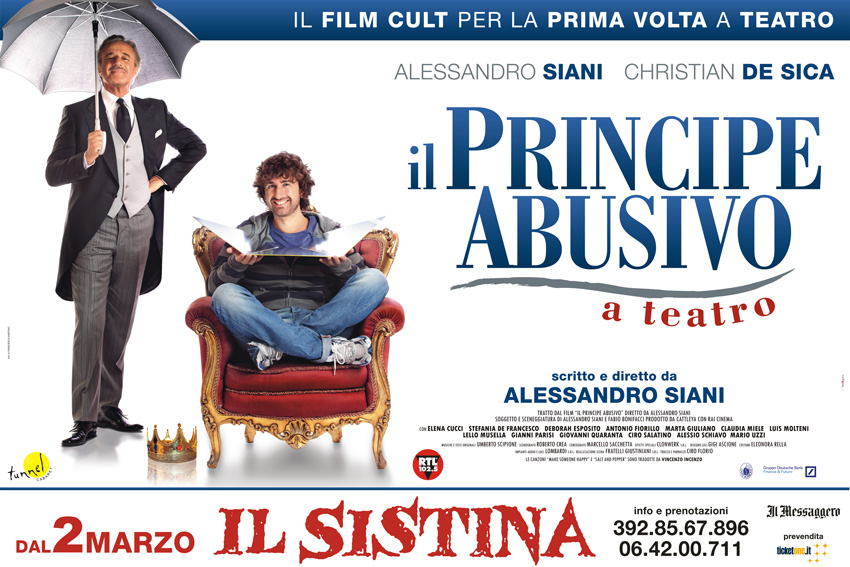 Alessandro Siani Il principe abusivo a teatro