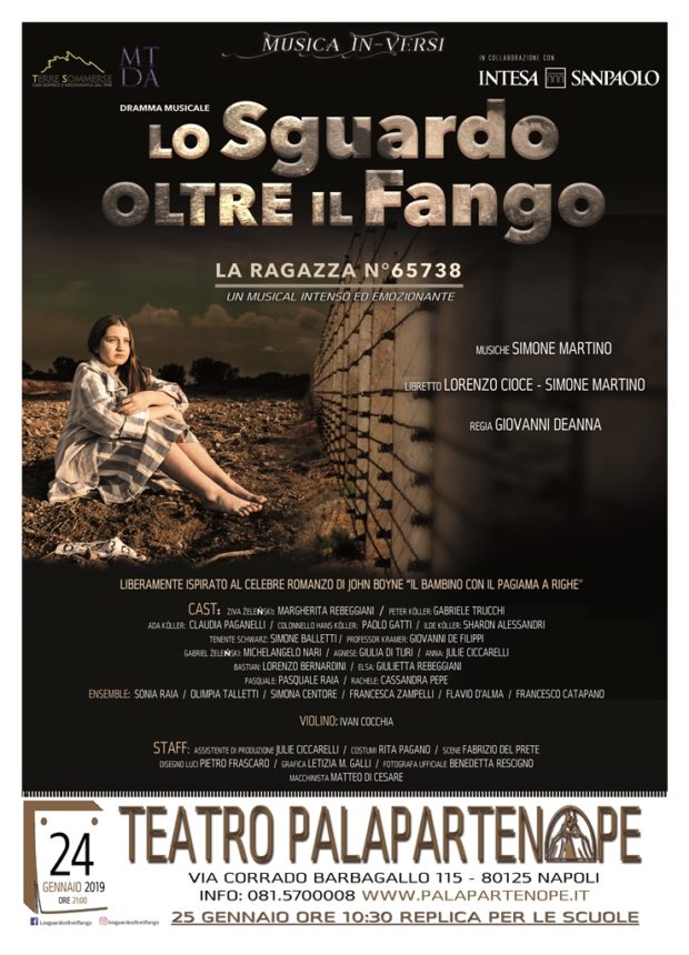 "LO SGUARDO OLTRE IL FANGO - LA RAGAZZA N°65738" DI MARTINO E CIOCE AL PALAPARTENOPE