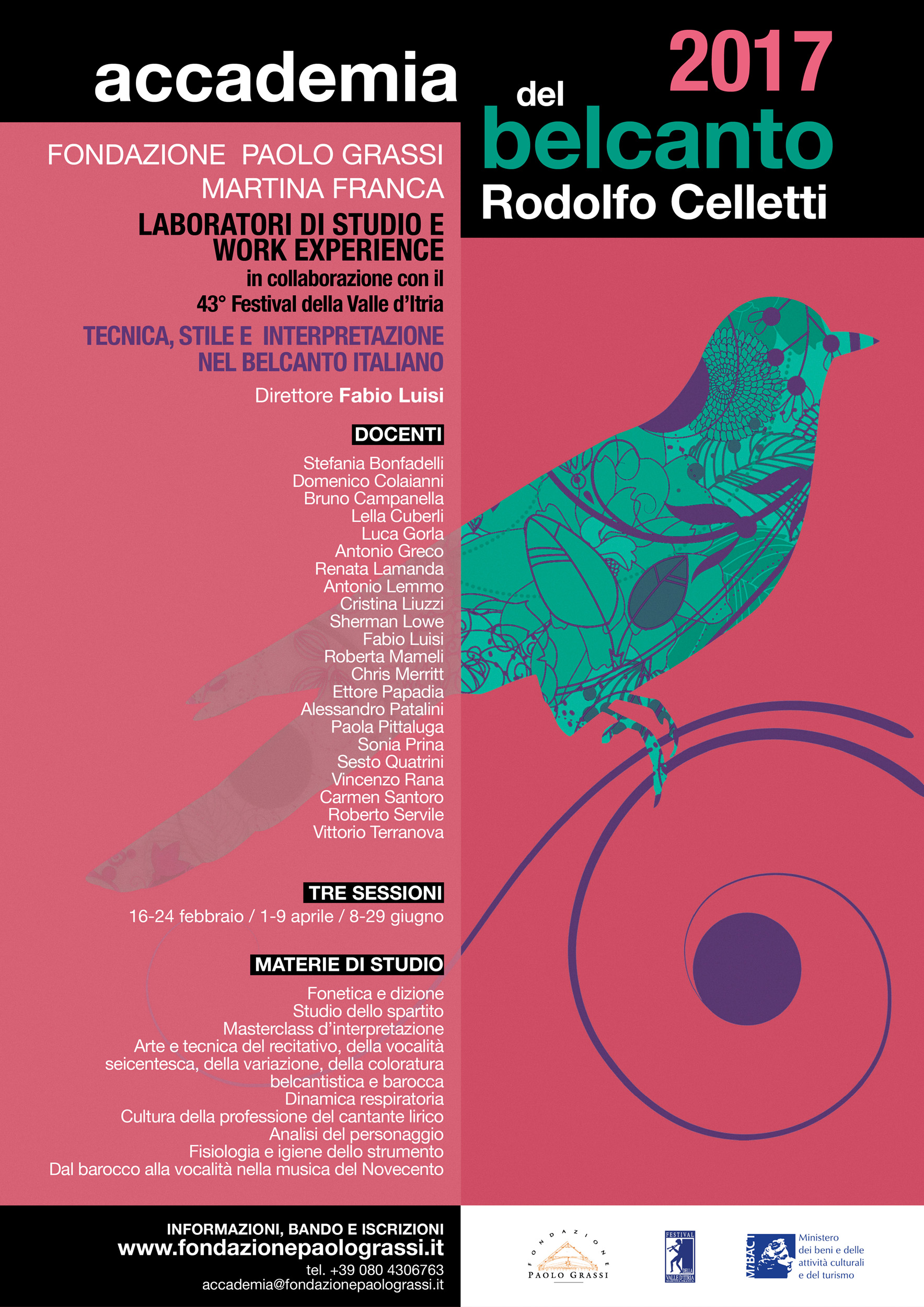 locandina ACCADEMIA DEL BELCANTO 2017